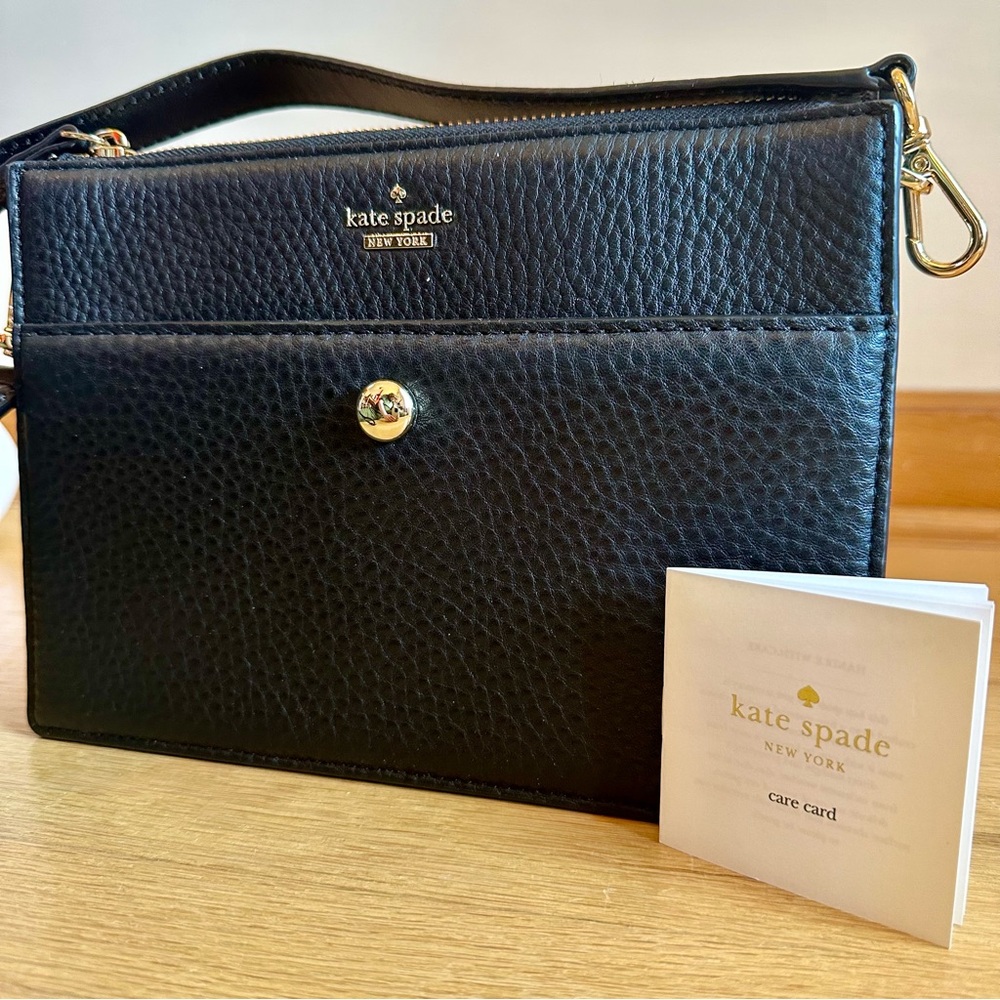 Kate Spade - Cameron Street Clarise Black Leather Crossbody